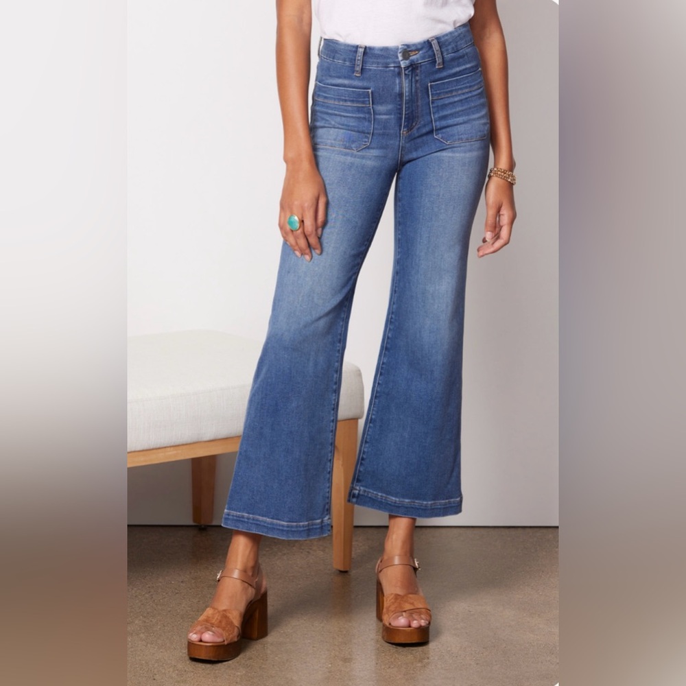 Kut From the Kloth Meg high rise wide leg jean size 8L